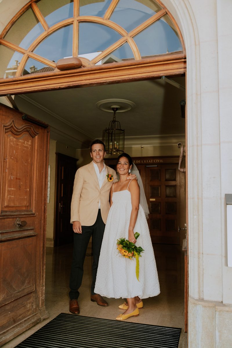 Candid wedding guest reactions during the ceremony speeches